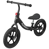 ALMAR Baby Laufrad ohne Pedale für Kinder von 2 bis 4 Jahren, Balance-Fahrrad, Schwarz