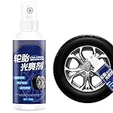 Winwon Reifenglanzspray | Reifenglanzbeschichtungen,100ml Langlebiger Reifenhochglanz Einfache Anwendung Nicht fettendes Auto Autoreifen-Renovierungsmittel Reinigerbeschichtung