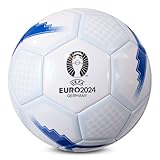 Hy-Pro Euro 2024 Fußball - Größe 5, offiziell lizenziert, UEFA, Training, Spiel, Merchandise, Sammlerstück für Kinder und Erwachsene