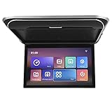 Kudoo 15,6 Zoll Auto Overhead Spieler, Ultra Dünn FHD Digital Monitor Zur Autodachmontage, Weit IPS Bildschirm 1080P Autodach Monitor Eingebaute Stereolautsprecher, LED Licht, Hdmi Anschluss