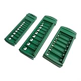 MeevrgR Steckschlüssel-Organizer-Box mit vielseitigem Schlitz-Design für 1/4 3/8 1/2 Zoll Steckschlüssel-Sets, perfekt für Mechaniker und Wartungsaufgaben