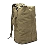 OAREA Große Kapazität Reisen Klettern Bag Tactical Military Rucksack Frauen Armee Taschen Leinwand Eimer Tasche Schulter Sporttasche