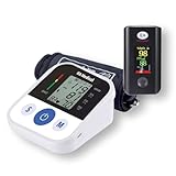 IEA Medical Bundle: Blutdruckmessgerät & Pulsoximeter, Blutdruckmessung, Pulsüberwachung & Sauerstoffsättigung in einem Set zur Gesundheitsüberwachung