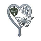 Grabschmuck für Vater, Gedenk-Gartenstecker für Hof, Geschenke für Mama/Papa, beste Freundin und Ehemann