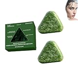 Nature Triangle Shampoo Bar: Stärkt und glättet das Haar. Natürliche Pflanzenseife. Festes Shampoo und Conditioner für alle Haartypen. Geeignet für Männer und Frauen. (4 PCS)