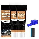 2025 Neu Autopolitur Kratzer Entfernen,Car Scratch Remover,Schneller Kratzerentferner für Autos,Auto Kratzerentferner Paste,Tiefen Kratzer Reparatur Creme,Entfernt Kratzer Effektiv und Schnell (2 Set)