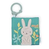 Ingenuity Storytime Sylvi Soft Baby Knisterbuch, 6 Seiten, sensorische Überraschungen auf jeder Seite, ab 0 Monaten