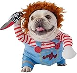 Sikweny Hundekostüm Halloween Kostüm Hund Inklusive Jacke und Kunstbart Hunde Halloween Kostüm Verstellbar Dog Costume Atmungsaktiv Katzenkostüm Kostüm Katze für Festivalkostüme Mottopartys (L)