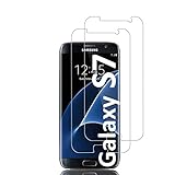 [2 Stück] Panzer Schutz Glas kompatibel mit Samsung Galaxy S7 NanoTech Displayschutzfolie, Schutzfolie [kein Glas] 9H Glas Folie,100% Fingerabdrucksensor