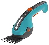 Gardena Akku-Grasschere ClassicCut Li: Rasenkantenschere mit 8 cm Schnittbreite, Komforthandgriff, Messerwechsel ohne Werkzeug (9853-20)