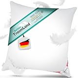 Bach's Betten Welt Daunenkissen 5 Sterne Hotel Kissen 80x80 cm Canada 85% Federn 15% Daunen, DownPass