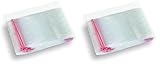 Vielseitige Mini Ziplock Beutel (100 Stk, 6x8cm) - Wiederverschließbare LDPE Folienbeutel - Lebensmittelecht & hygienisch für Haushalt, Schmuck- & Handwerksaufbewahrung. (Packung mit 2)