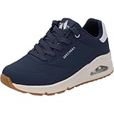 Skechers Damen UNO Golden Air Sneaker, Navy Durabuck/Silver Trim, 37 EU