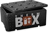 THERM BOX Styroporbox Klein 12BL Innen: 36x26x13cm 12-Liter Isolierbox Warmhaltebox Kühlbox Thermobehälter Wiederverwendbar