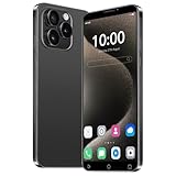 JtQtJ JtQ15P Mobile Phone, Android OS with 5.0 Inch IPS Display, Dual SIM, Dual Cameras, 16GB ROM (Expandable to 128GB), WiFi, GPS, Bluetooth, Face ID Basic Phones (JtQ15P-Black)