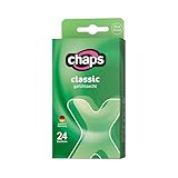 chaps Kondome classic natur, natürlich & gefühlsecht, transparent - für ein sinnliches Vergnügen, Made in Germany , 24 Stück (1er Pack)