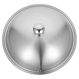 Cabilock Topfdeckel Aus Edelstahl Stopper Verhindern Handhaben Pfannendeckelhalter Pfannendeckel Tauschen Utensil Spritzschutz Für Mikrowelle Sieb Hüttenofen Rostfreier Stahl Silver