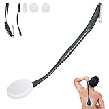 Eincremehilfe für Rücken, 52cm Auswechselbarer Rücken Eincremehilfe für den Rücken, Leicht Waschbar, Geeignet für ältere Menschen, Männer und Frauen