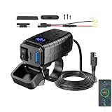 Motorrad-Ladegerät - Motorrad-Ladegerät USB Port | USB Port, Schnellladegerät PD 3.0 Ladebuchse für Motorräder
