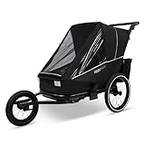 zippymover Sportlicher Kinderfahrradanhänger Einsitzer 1 Kind 3in1 Set Buggy Jogger Kinderwagen Fahrradanhänger Kinderanhänger