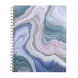 russell+hazel 2024-2025 (Juli 2024-Juni 2025) Wochenplaner mit Spiralbindung, Achat, 15-Monatskalender, 23,2 x 28,6 cm