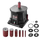 VEVOR Oszillierender Spindelschleifer, 2000 U/min Spindelschleifmaschine mit 6 Hülsen (12,7–76,2 mm), 15 mm Hub & Staubanschluss für die Möbelveredelung, Bastelschleifen, Heimwerker-Holzbearbeitung