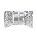 Spritzschutz, Wärmedämmung gegen Ölspritzer, Ölblock-Ölbarriere aus Aluminiumfolbarriere aus Aluminiumfolie, Schutzabdeckung für Gasherde aus Aluminiumfolie (Größe: 10 Scheiben) (5 Scheiben)