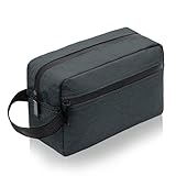 Aucuu Kulturbeutel Herren, Kulturtasche Damen Große, Kulturtasche für Herren, Kosmetiktasche Waschtasche mit Doppelter Reißverschlussöffnung, Reise Kulturbeutel für Toilettenartikel Zubehör