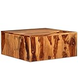 BUKSCYJS Wohnzimmertisch Klein,Truhentisch Couchtischcouchtisch Massivholz 70 X 70 X 30 Cmgeeignet FüR Wohnzimmer, Neben Dem Sofa, Arbeitszimmer, Konferenzraum