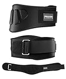 BREAKING LIMITS Gewichthebergürtel Herren & Damen - Fitness Zubehör für Krafttraining & Gewichtheben, Gym Gürtel Crossfit, Deadlift Lifting Belt für Powerlifting & Bodybuilding (L)