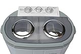 ADLER Camry Waschmaschine + Schleudern, 450W Waschleistung, 3kg Waschkapazität, 630W Schleudern