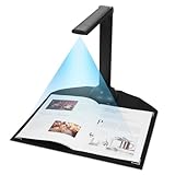 HD 16 Megapixel Dokumentenkamera, Buchscanner mit LED-Füllung, Hochgeschwindigkeitsscann, mehrsprachige OCR-Software, USB-Anschluss, kompatibel mit Windows für Ausweise, Reisepass