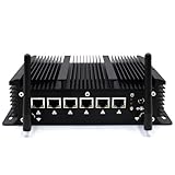 WEIDIAN Firewall Micro Appliance 2.5G, Firewall Box 6 RJ45 2.5GbE Port, Firewall Appliance Core i3-8140U, 8GB RAM 128GB SSD, Support HDMI, USB3.0, WiFi, SIM Slot, Compatible with OPNsense etc