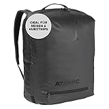 ATOMIC DUFFLE BAG 60l - Schwarz - Robuster & leichter Reiserucksack - Großes Hauptfach mit Netztaschen & Sneaker-Fach - Wasser- & schmutzabweisendes Außenmaterial