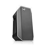 Teufel Fender x ROCKSTER AIR 2 - Großer Tragbarer Bluetooth Lautsprecher - Leistungsstarker Mobiler Party Speaker mit Langer Akkulaufzeit (58 h), Instrumentenanschlüsse, DJ, Mikro - Steel Black