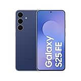 Samsung Galaxy S25 FE mit Galaxy AI, Handy mit Android, 6,7 Zoll FHD-Display, 50 MP Kamera, 128 GB Speicher, 8 GB RAM, 4.900 mAh Akku, Navy, 3 Jahre Herstellergarantie [Exklusiv auf Amazon]