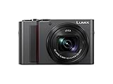 Panasonic LUMIX DC-TZ202EG-S Travelzoom Kamera (1-Zoll Sensor, 15x opt. Zoom, Leica Objektiv, Sucher, 4K, silber)