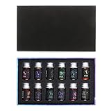 XIAOQENAN Glasdip-Stift-Set, Kristall, Sternenhimmel, Pulver, Füllfederhalter, Farbtinte, Schreibbleistift, Geschenk-Set