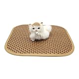 DHJWDUX Sisal Teppich Katzen Kratzbrett Wand Kratzbrett Wand,Katzenkratzbretter Kratzmatte für Schützt Teppiche und Sofas für Schützt Teppiche und Sofas(50 x 40 cm)