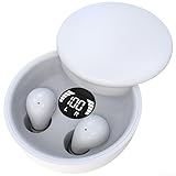 Lecreatekit Kabellose Kopfhörer, kleine Ohrhörer, kabellose Kopfhörer, Zubehör, Schlafsport, unsichtbare Kopfhörer für Laufen, Fitnessstudio, Workout (Hautfarbe)