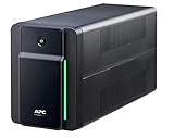 APC Easy UPS - BVX2200LI-GR - unterbrechungsfreie Stromversorgung 2200 VA mit Schuko Ausgängen, Batteriesicherung & Überspannungsschutz, Backup-Batterie mit AVR, LED-Anzeigen