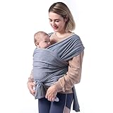 Tragetuch Baby Neugeboren,Babytrage Neugeborene,Elastisches Tragetuch Neugeboren,Ergonomisches Baby Tragetuchs,Verstellbare Babytrage,Atmungsaktives Tragetuchs für Hände Frei,Freihändige Trage