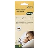 GRÜNSPECHT Kräuterpads „Traumzeit“ für erholsamen Schlaf, beruhigend und entspannend, Starter-Set mit 3 Duftpads und Stofftasche fürs Handgelenk (1502-V1)