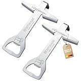 Westmark 2 praktische Glas-/Schraubdeckelöffner mit Kapselheber Flaschenöffner – Ideal zum Öffnen von Schraubdeckeln oder Kronkorken, Hilfe für Senioren im Alltag, 105622E3