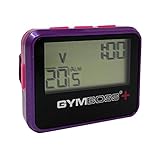 Gymboss Plus Intervall-Timer und Stoppuhr - VIOLETT/ROSA METALLIC-Hochglanz