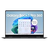 Samsung Galaxy Book5 Pro 360 2-in-1-Laptop, 16-Zoll-Display, Convertible AI-Notebook, Intel Core Ultra 7, 32 GB RAM, 1 TB Speicher, Moonstone Gray, 3 Jahre Herstellergarantie [Exklusiv bei Amazon]