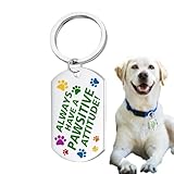 Tewzafiya Personalisierte Hundemarken, Haustier-ID-Tags, Hundemarken vorne und hinten aus Edelstahl, Hundemarken, leicht und rostfrei
