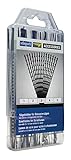 Scheppach Universal-Sägeblatt-Set | 60 Stück | Dekupiersägeblätter Dekupiersäge Modellbausäge | 130 x 75 x 16 mm | 88000010 Deco-Flex / SD1600V / Deco-XL