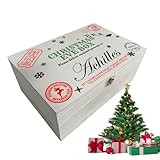 Keksdosen für Weihnachten, Heiligabend | Weihnachtsbox aus Holz, kreative Festival-Verpackung, festliche Weihnachtsbox für Urlaub, Weihnachten