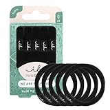 invisibobble 5 Haargummis Schwarz Damen & Mädchen | Zopfgummi Haarschonend | Haarband Anti Frizz & Ohne Abdruck | Stylischer Haargummi für jeden Haartypen | 5 Stück